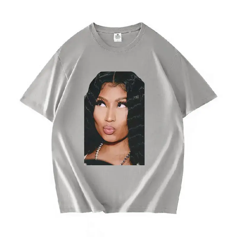 Thumbnail: Funny Nicki Minaj Meme pattern Tshirt for womenhip-hop fashionretro rap Tshirtov