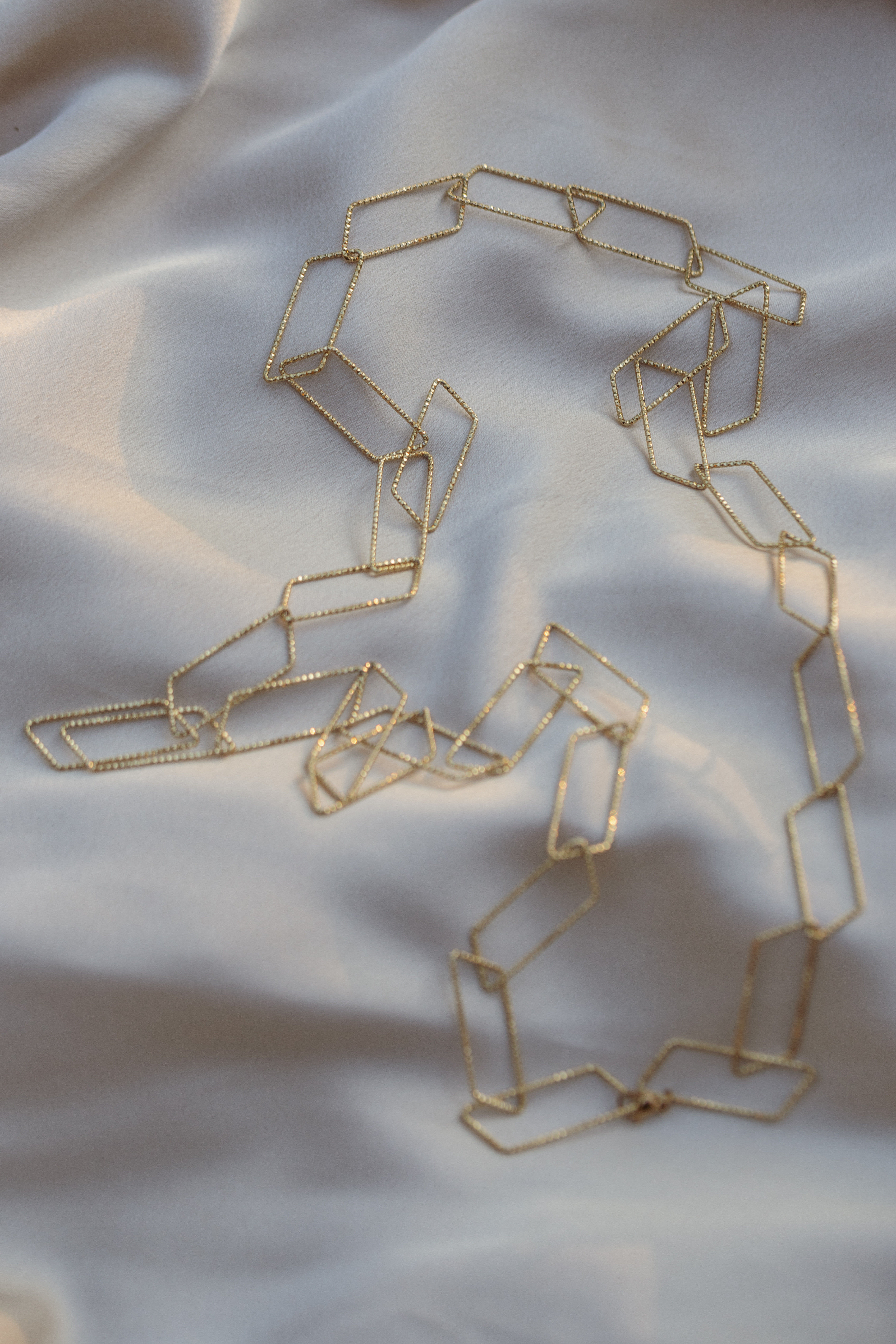 Collana Plisset Rettangoli