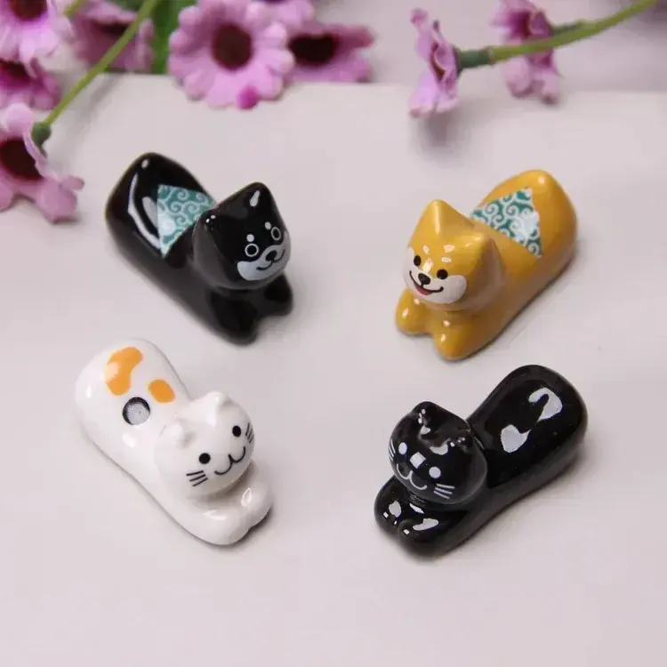 Thumbnail: Set Chopsticks Pillow  Chopstick Rest Home Decoration Cat Chopsticks Forks