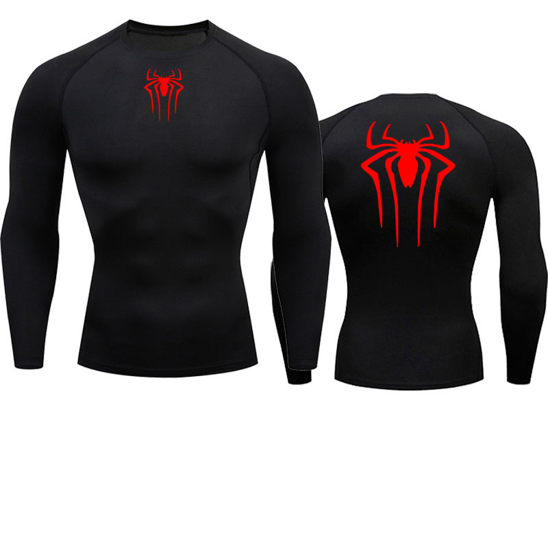 Thumbnail: Sun Protection Sports Second Skin Running T-Shirt Men's Fitness Rashgarda MMA Lo