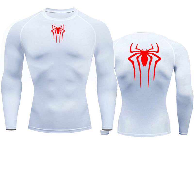 Thumbnail: Sun Protection Sports Second Skin Running T-Shirt Men's Fitness Rashgarda MMA Lo