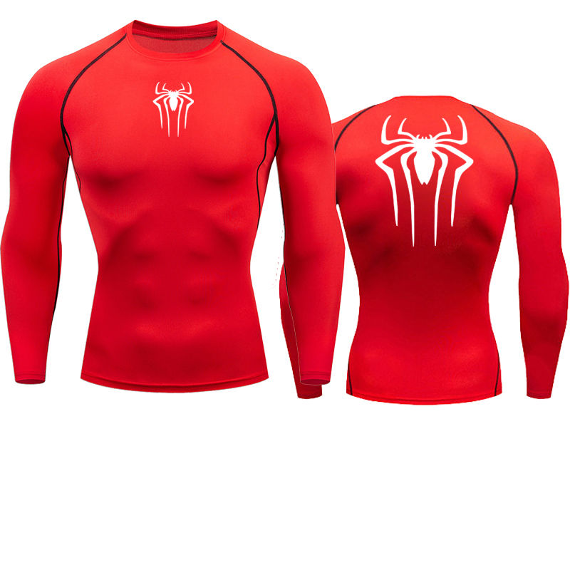 Thumbnail: Sun Protection Sports Second Skin Running T-Shirt Men's Fitness Rashgarda MMA Lo