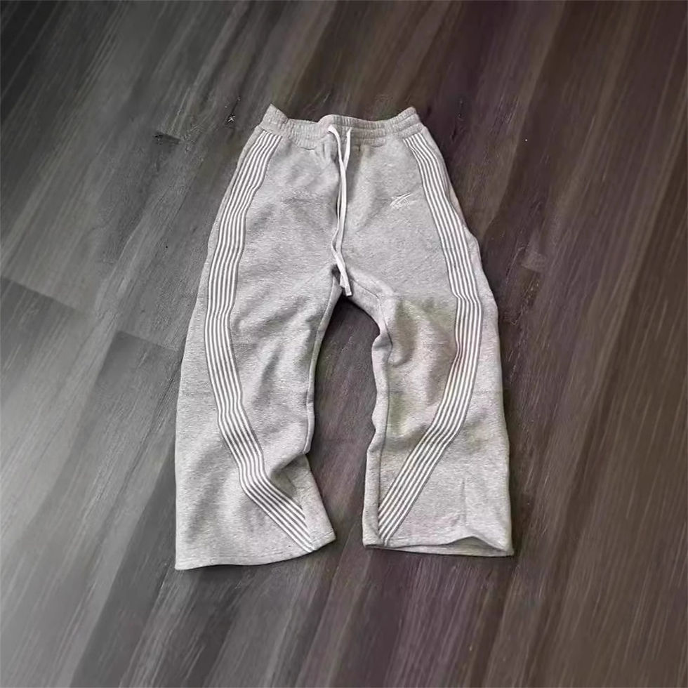Thumbnail: Casual Loose Straight Leg Pants Striped 2025 Summer Fashion Trend Brand Street H