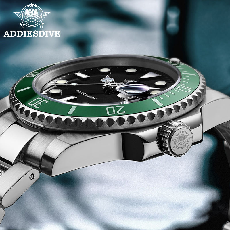 Thumbnail: ADDIESDIVE Stainless Steel Watch Men's European and American Business Leisure Qu