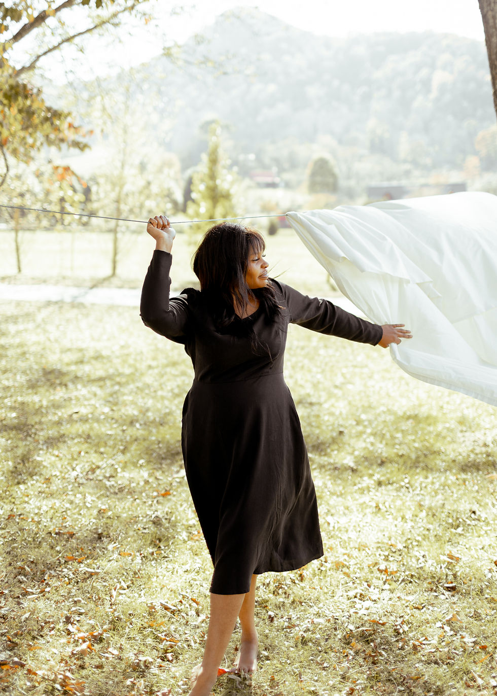 Thumbnail: Parton Dress in Mountains size Large