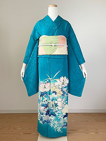 芙蓉文様色留袖
