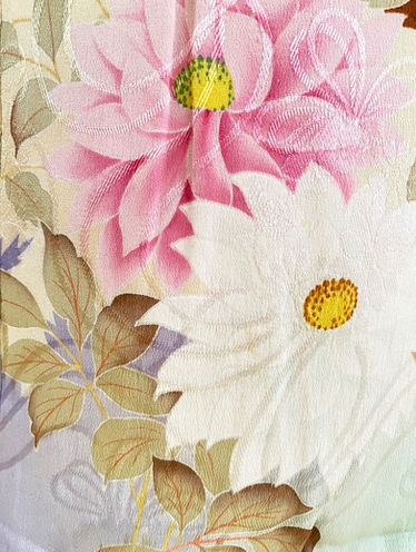 五つ紋付き青紫薔薇文様-8