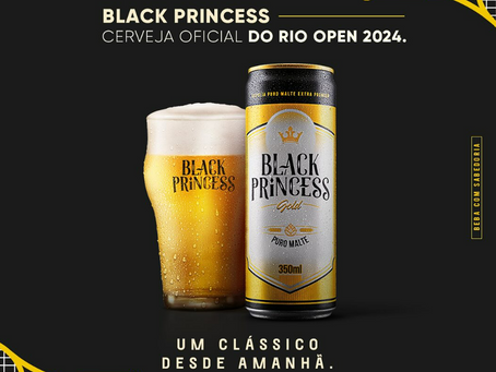Black Princess é a cerveja oficial da 10ª edição do Rio Open