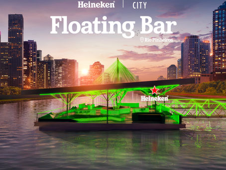 Heineken abre Bar Flutuante no Rio Pinheiros por tempo limitado; saiba como ir