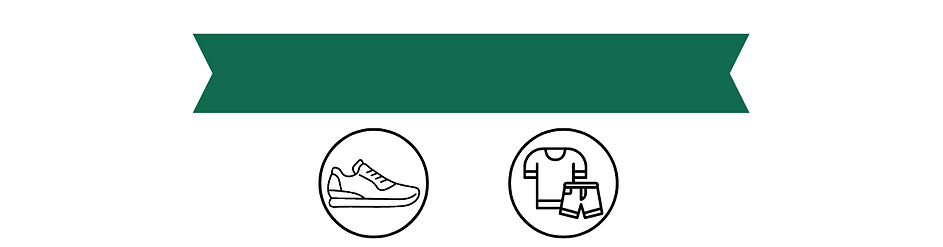 シューズとウェアのイラスト