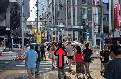 渋谷駅西口からの道順