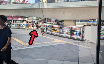 渋谷駅西口からの道順