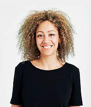 Young Woman with Curly Hair