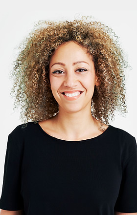 Young Woman with Curly Hair