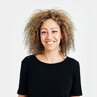 Young Woman with Curly Hair