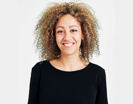 Young Woman with Curly Hair