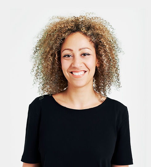 Young Woman with Curly Hair