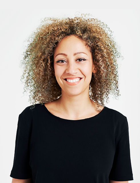 Young Woman with Curly Hair