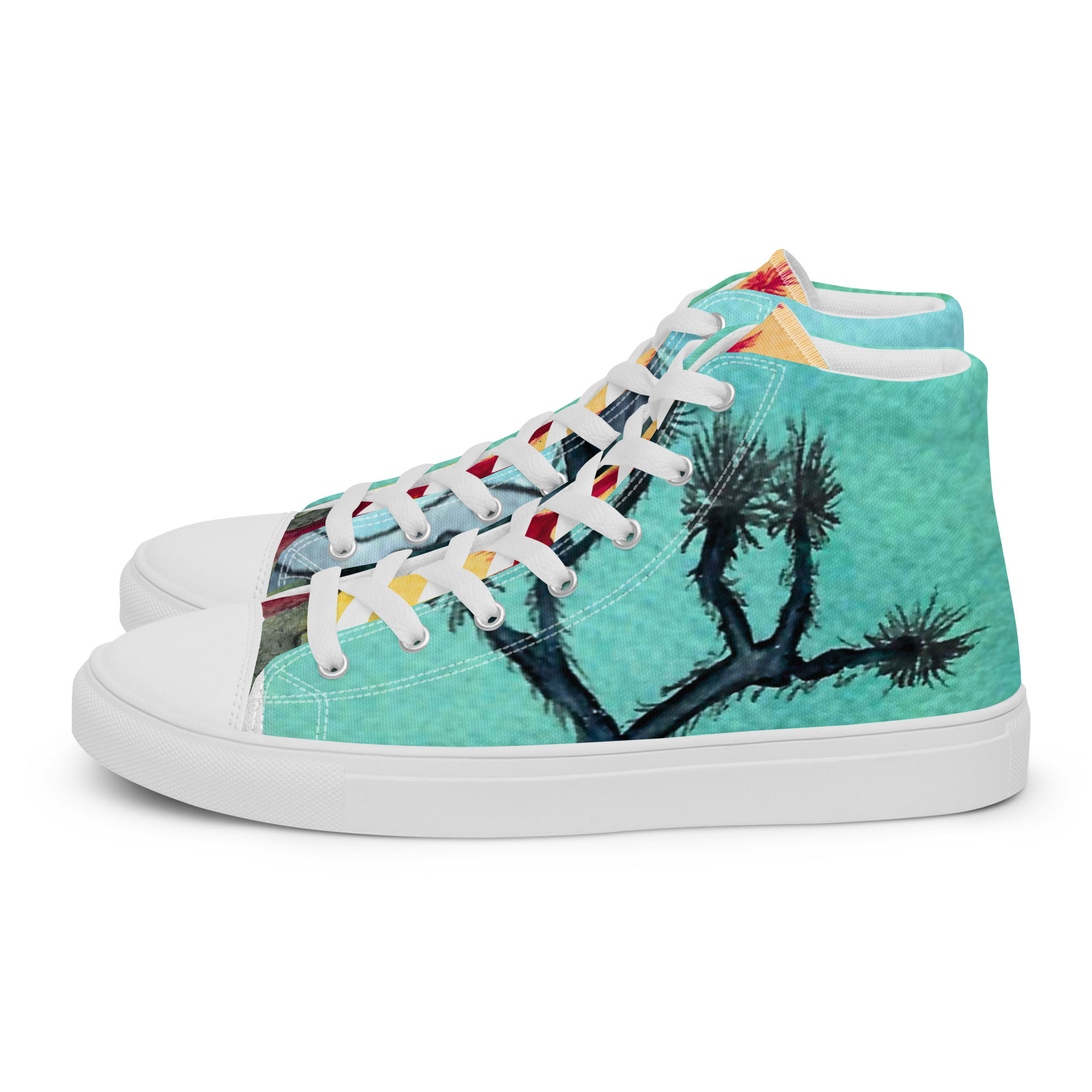 Joshua Trees: high top canvas shoes