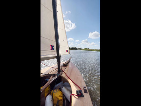 Windsong on The Broads. Norfolk. England.