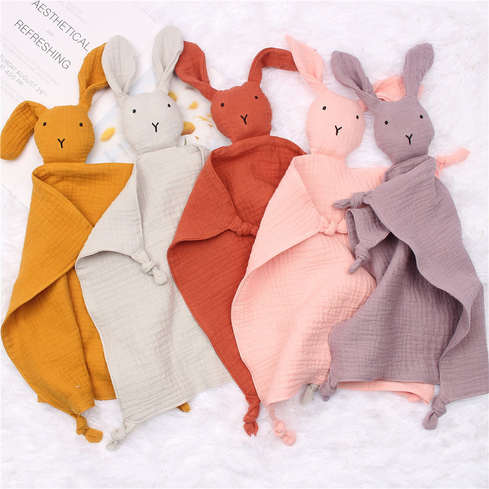 Thumbnail: Baby Cotton Muslin Comforter Blanket for Newborns
