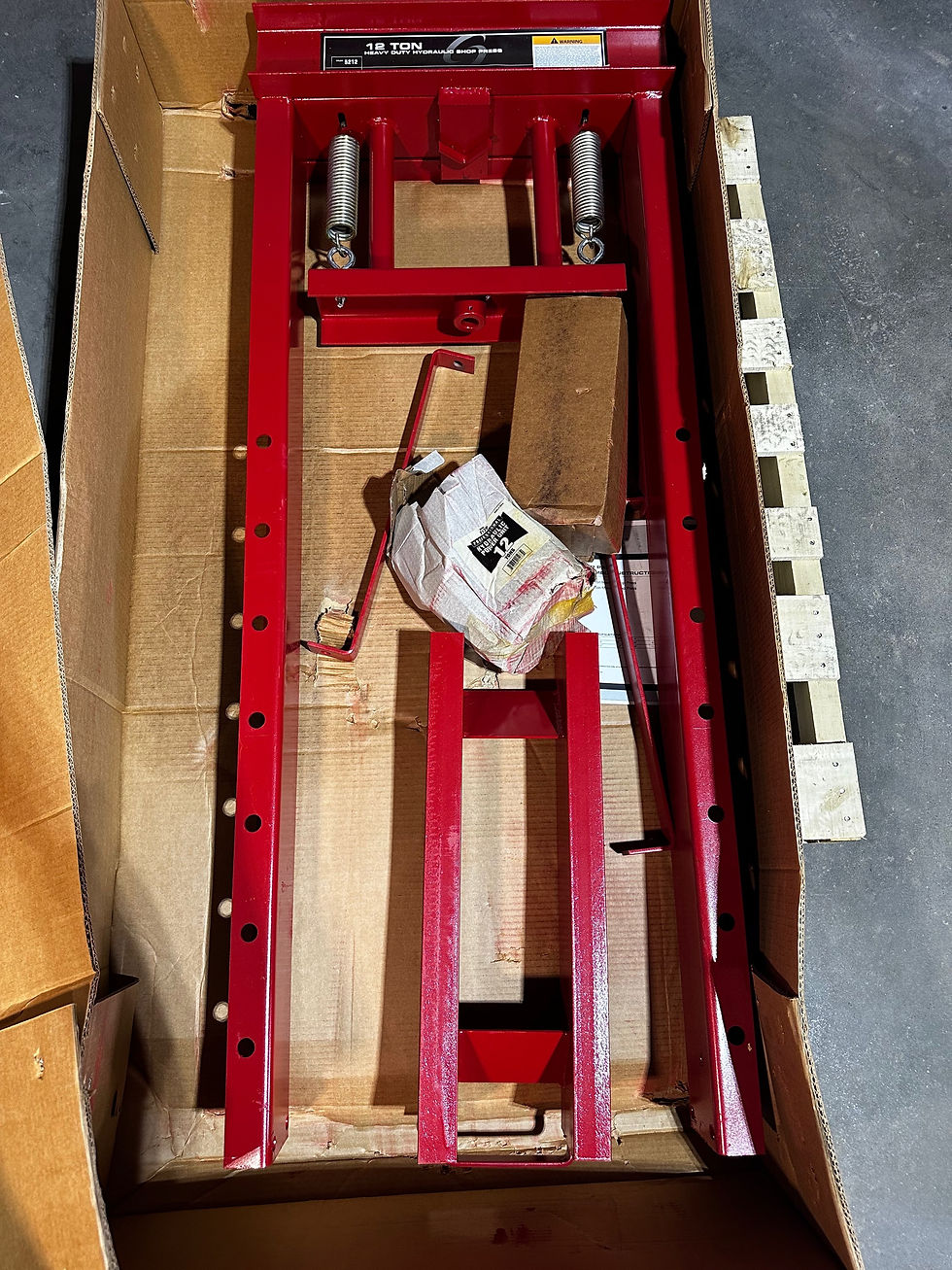 Sunex Hydraulic Press - 12 Ton 5 In Stroke #5212