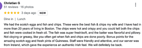 best fish & chips review bosotn