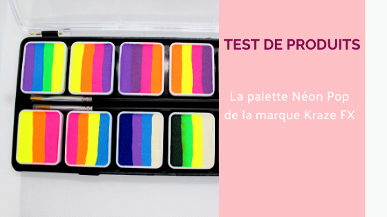 palette de maquillage très colorée