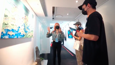 蝉鳴 内覧会の様子