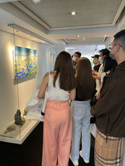 蝉鳴 内覧会の様子