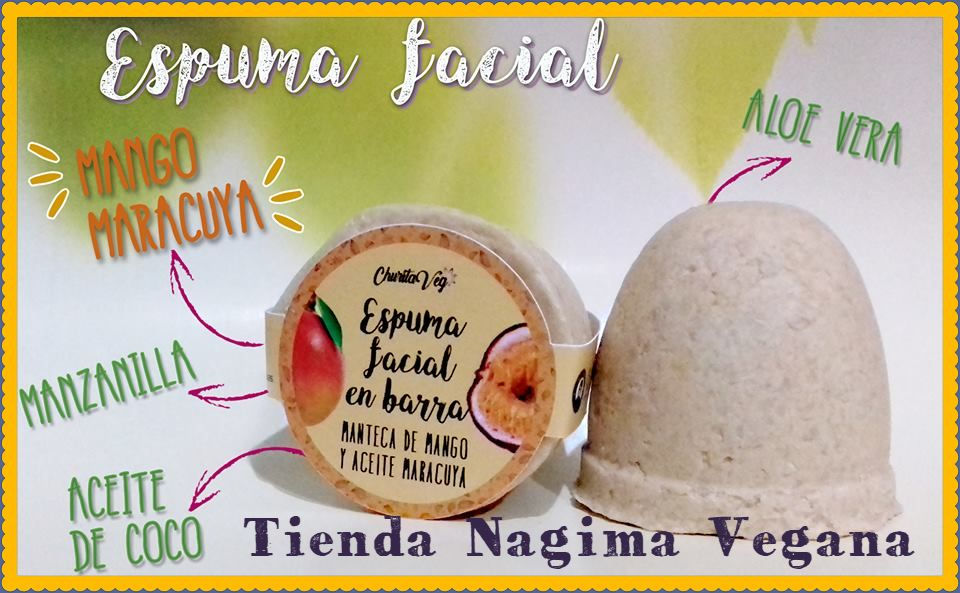 Espuma Facial Mango Y Maracuyá * Tienda Nagima Vegana*