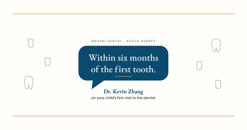When Should My Child First See the Dentist? The Age, the Visit, and Who Pays