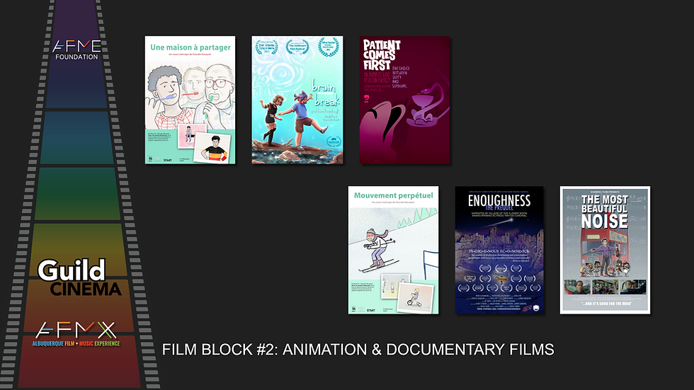 Film Block #2: Animation & Documentary Shorts
