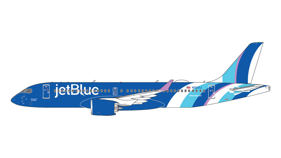 GJ 1:400 JetBlue A220-300 N3241J "Taming of the Blue; New livery"