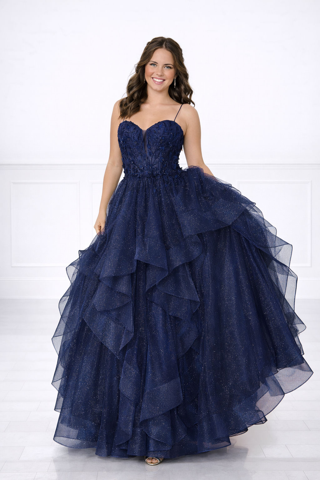 SAMPLE ON SALE - Elouise - Navy - Size 12