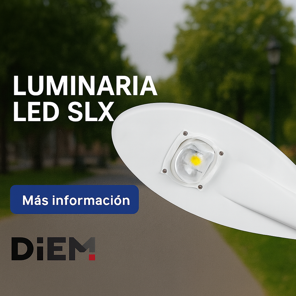 Luminaria LED SLX | 4,800 a 38,400 lm | Vialidades | SUPRA