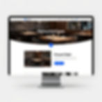 Restaurant web design agency portfolio project on a monitor
