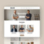 Web design agency portfolio showing a team page layout.