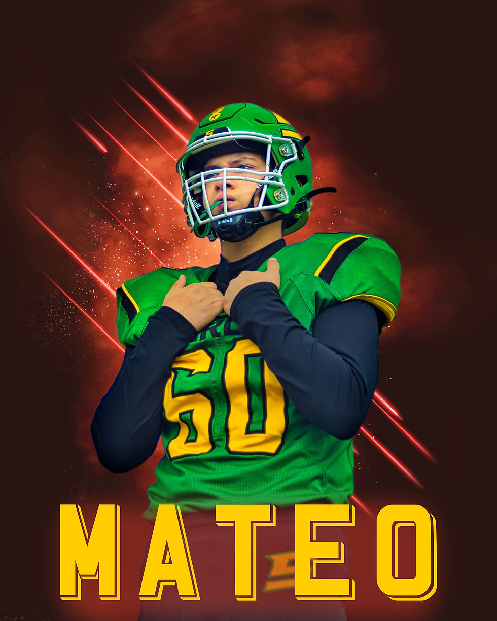 middle school football player alton Illinois portrait photo ringing bell photography
