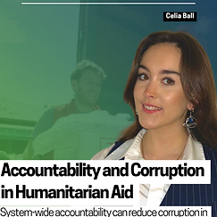 Accountability and Corruption in Humanitarian Aid