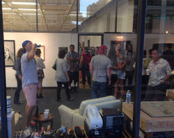 My studio during Art Walk