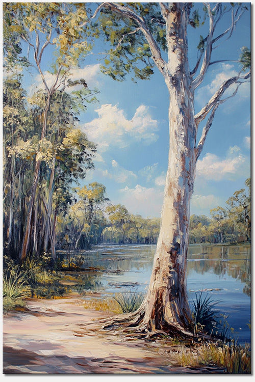 Tree with Flooded Creek