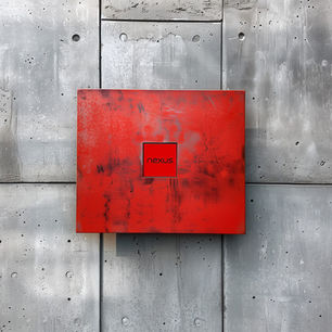 Steel Wall Sign with Distressed Paint Look