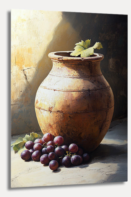 Thumbnail: Clay Pot with Grapes