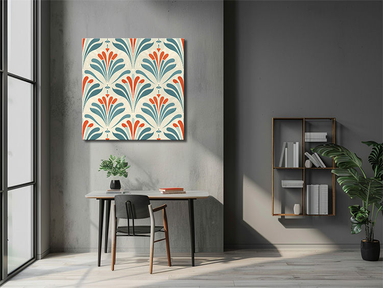Thumbnail: RetroFlora - Floral Pattern Motif