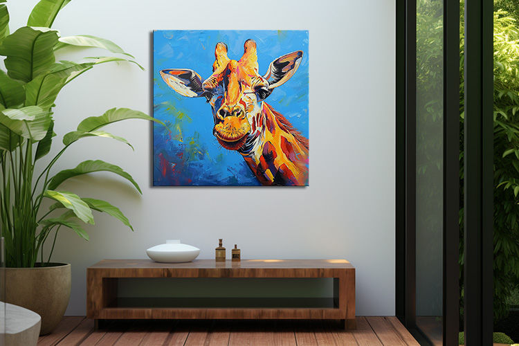 Thumbnail: Painted Giraffe