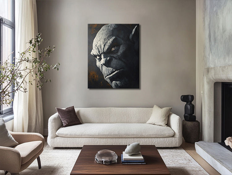 Thumbnail: A Grumpy Head - Portrait of the Ogre