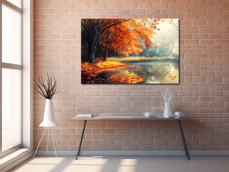 Thumbnail: Tranquil Waters in Autumn Sun