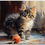 Thumbnail: Tabby Kitten with Toy