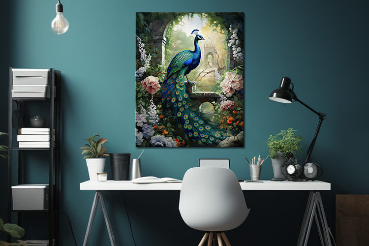Thumbnail: Peacock in Archway